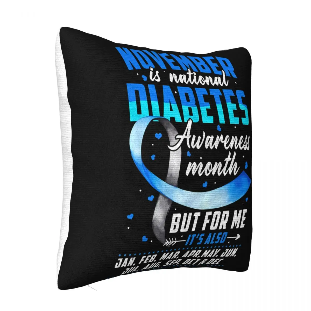 November Is Diabetes Awareness Month Pillow Cases Decorative Pillow Home And Decoration Pillow Case Pillow Cover