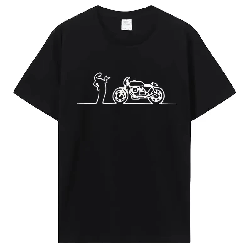 

Moto Guzzi La Linea Guzzisti Nomads Мужская и женская футболка Lineman TV Series Одежда Футболки Футболка в стиле хип-хоп Уличная одежда