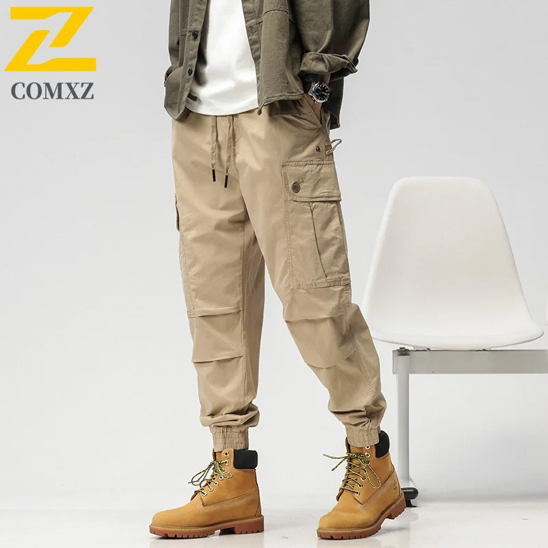 2025 New Cargo Pants Retro Relaxed Fit Outdoor Training Jogger Trousers Versatile Fashion Lightweight Wear Resistant Sweatpants