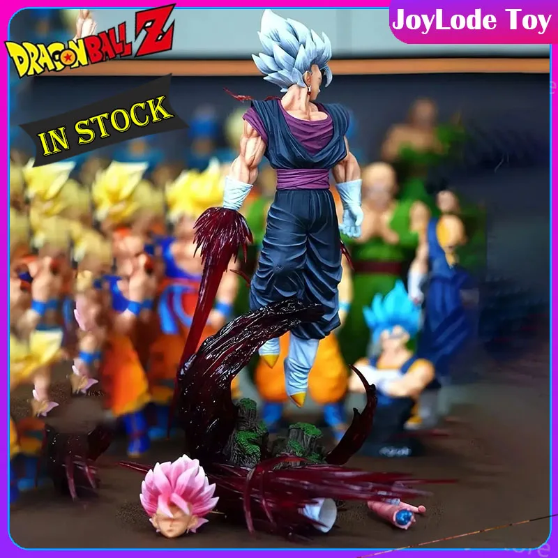 

40 см LK Dragon Ball аниме фигурки Vegetto 2,0 фигурка 3 головы статуя из ПВХ Коллекционная модель украшение стола игрушки на Хэллоуин подарки