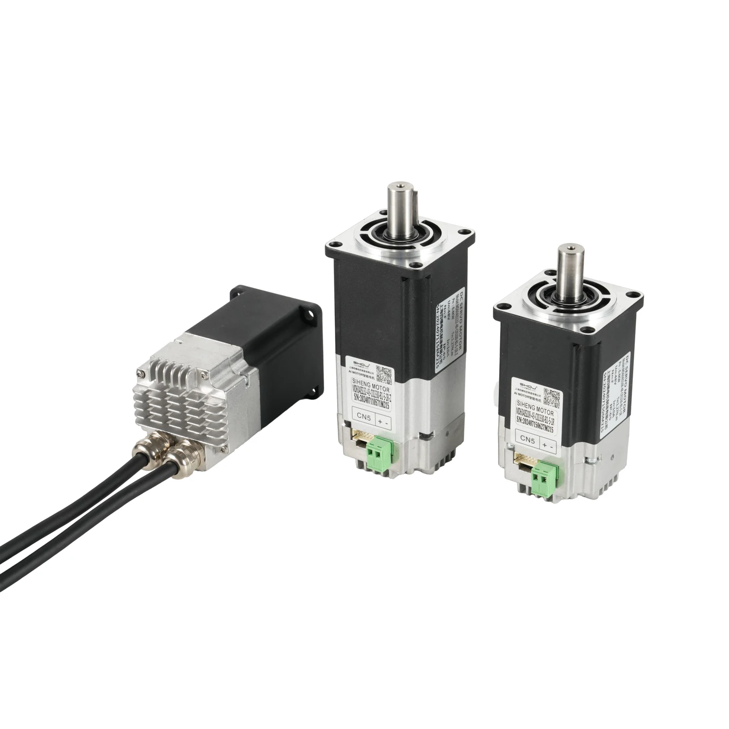 Siheng Factory 400W 48V Driver Canopen integrato Nema24 60mm1.27nm Servomotore CC Magnete permanente 3000 giri/min per robot AGV CE
