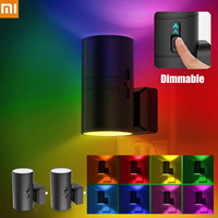 Xiaomi Night Light Plug Into Wall EU Plug In Night Lamp With RGB Color Ambient LED Light Sensor For Children Room Bedside Decor