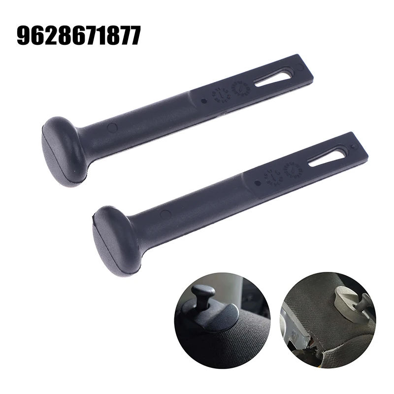 1/2 Uds. Perilla de Control de bisagra de asiento trasero soporte de mango 9628671877 para Peugeot 206 207 206RC 206GTI Citroen C2
