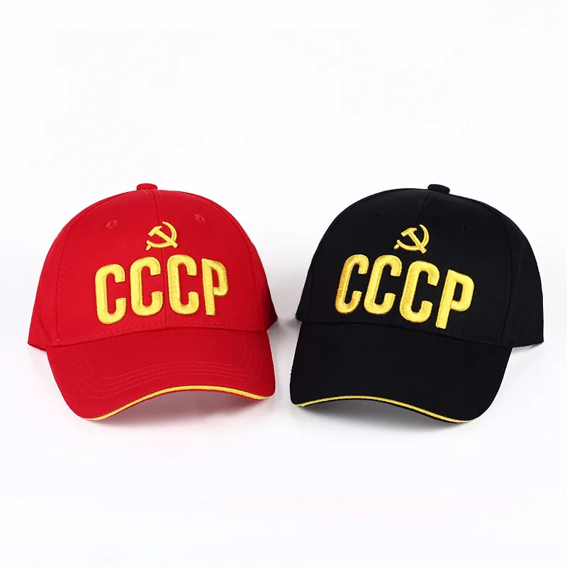 CCCP USSR Baseball Cap Cotton Russian National Emblem Embroidery Snapback Caps For Men Women Unisex Adjustable Outdoor Visor Hat