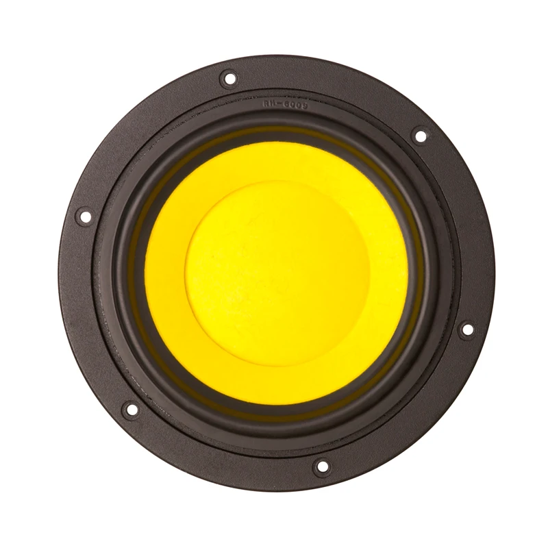 1 Piece Original HiVi D6G/D6.4+/D6.8+ 6.5\'\' Home Audio Midwoofer Speaker Unit Casting Aluminum Frame PP Cone 4/8ohm 120W D174mm