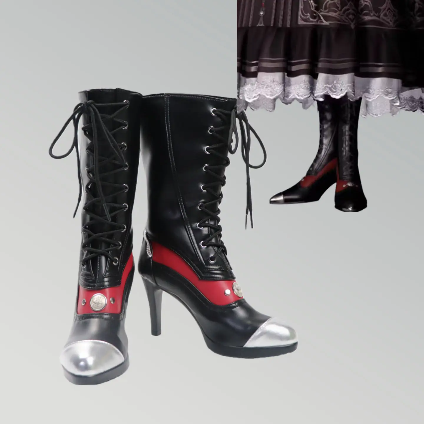 

Ботинки для косплея героинь MC из Love and Deepspace Silver-Winged Devil, обувь для Хэллоуина, карнавала, вечеринки, Рождества, ролевых игр