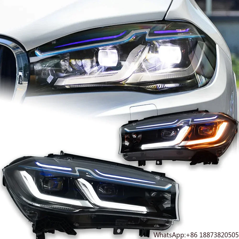 

Upgrade headlights for BMW X5 LED Headlight Projector Lens 2014-2018 F15 F16 LED DRL Head Lamp