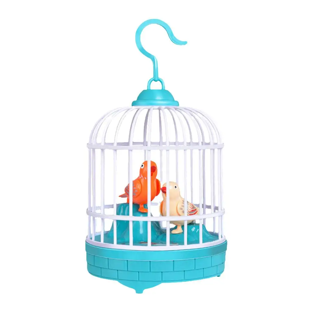 Voice-activated Induction Birds Birdcage Toy, Talking Rping Fluttering Parrot Birds Toys Gifts For Baby Toddler Kids B2g9