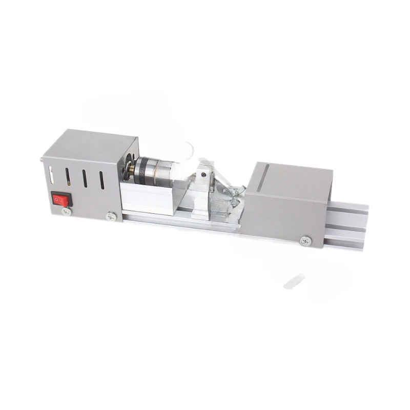 Mini Wood Lathe Machine Speed Adjustable Buddha Pearl Lathe Grinding Polishing Woodwork Tool DC12-24V