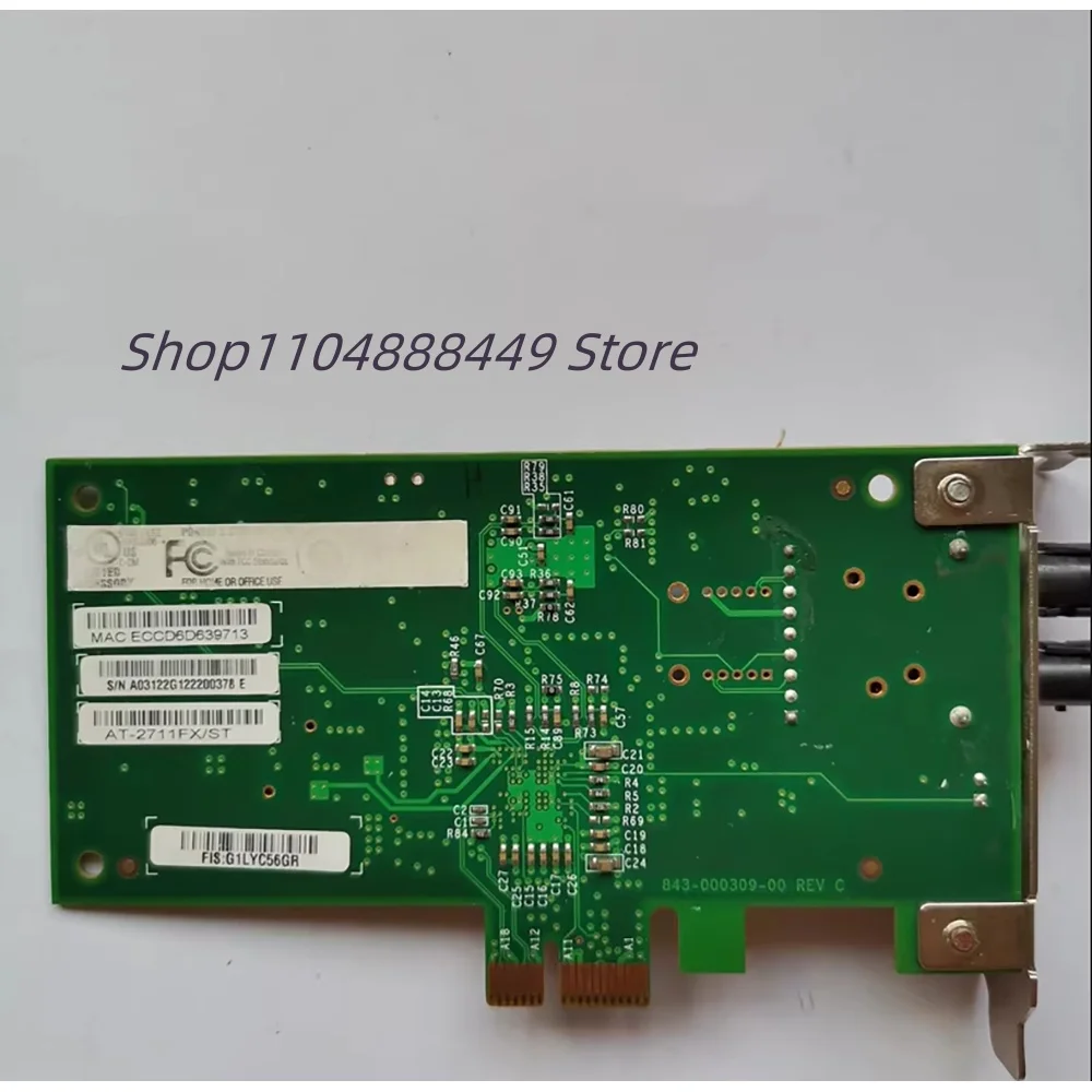 AT-2711FX/ST بطاقة الشبكة الضوئية 100 ميجابت