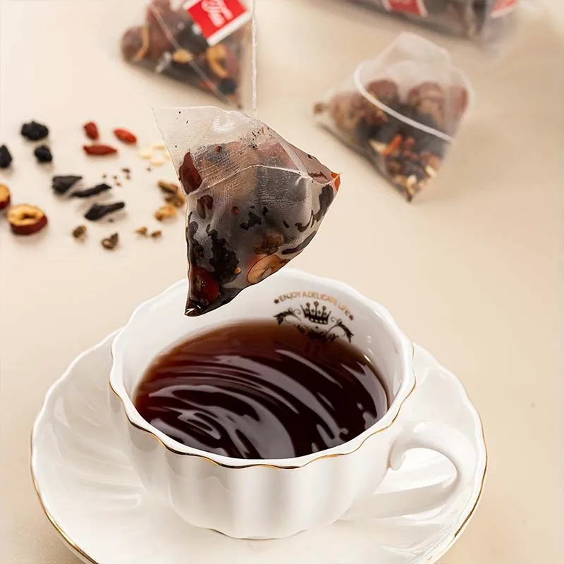 30 buste di tè al ginseng Six Treasures: medicina tradizionale cinese a base di erbe, ingredienti naturali, nutriente per la salute dei reni