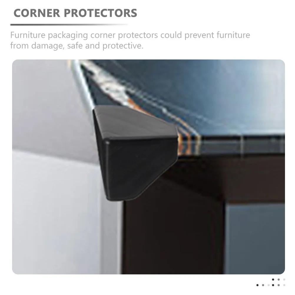 100Pcs Corner Protectors for Furniture Packaging Plastic Carton Packing Edge Guard Protective Frame Corner Guards for Shipping