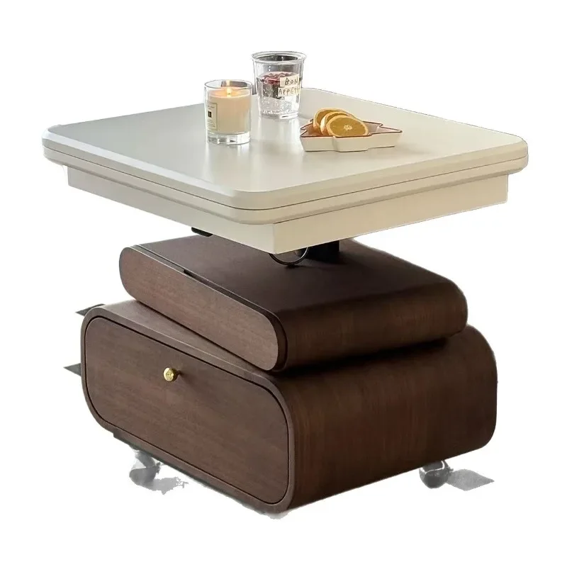 

Новый мобильный журнальный столик-тумба под телевизор для небольшой квартиры, в американском стиле, легкий люкс