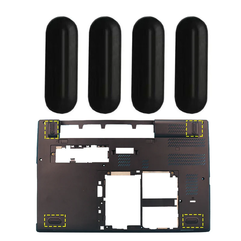 4pcs For Lenovo Thinkpad T540P W540 W541 T440 T450 X230S X240 X250 X260 Laptop Bottom Base Bottom Case Rubber Feet Foot 04X0832