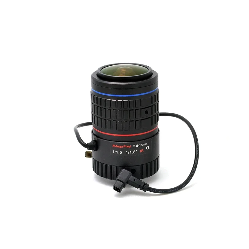 SL-0139 8MP 4K عدسة السوق الأمنية 3.8 ~ 16 ملم F1.5 DC/CS Mount 1/1.8 "103.5~28 °