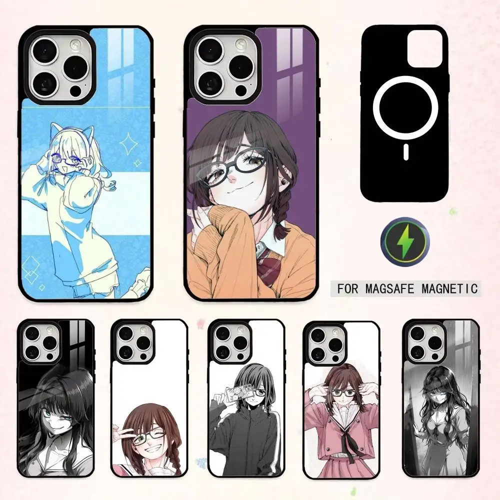 

Y-Yuzuhara M-Madoka Comedy Role Phone Case For iPhone17,16,15,14,13,12,11 Plus,Pro Max Magnetic For Magsafe Wireless Charging