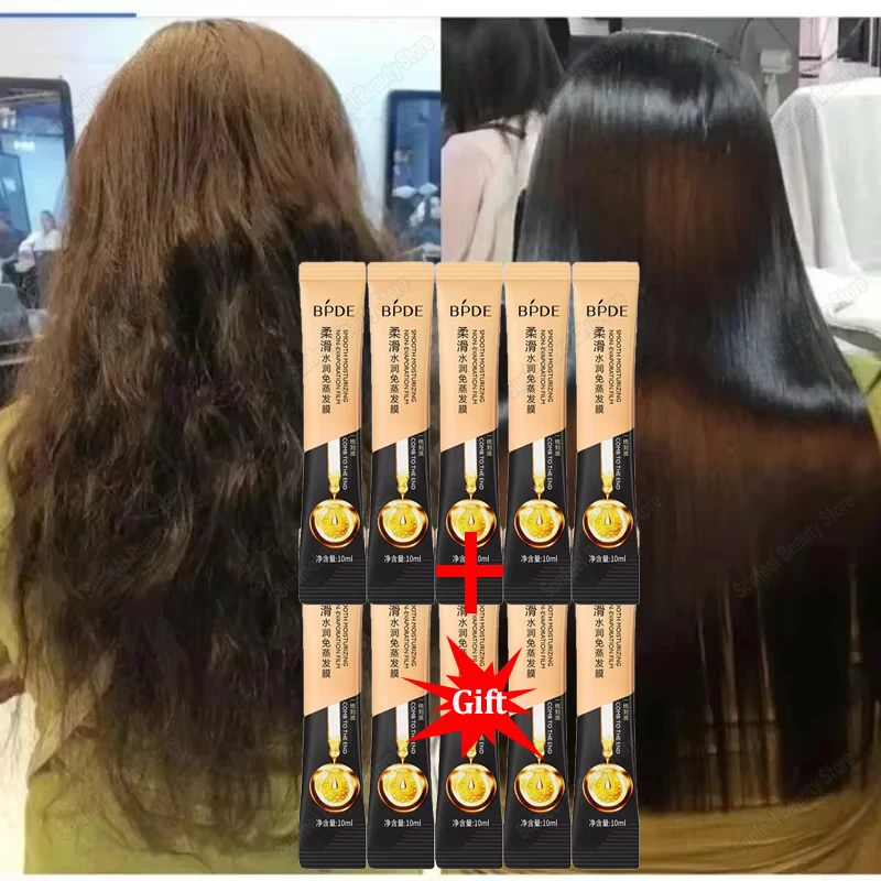 

Magical Keratin Hair Mask Fast Smoothing Repair Damage Frizzy Dry Hair Deep Nourishing Anti Loss Restore Soft Shiny Hair Care