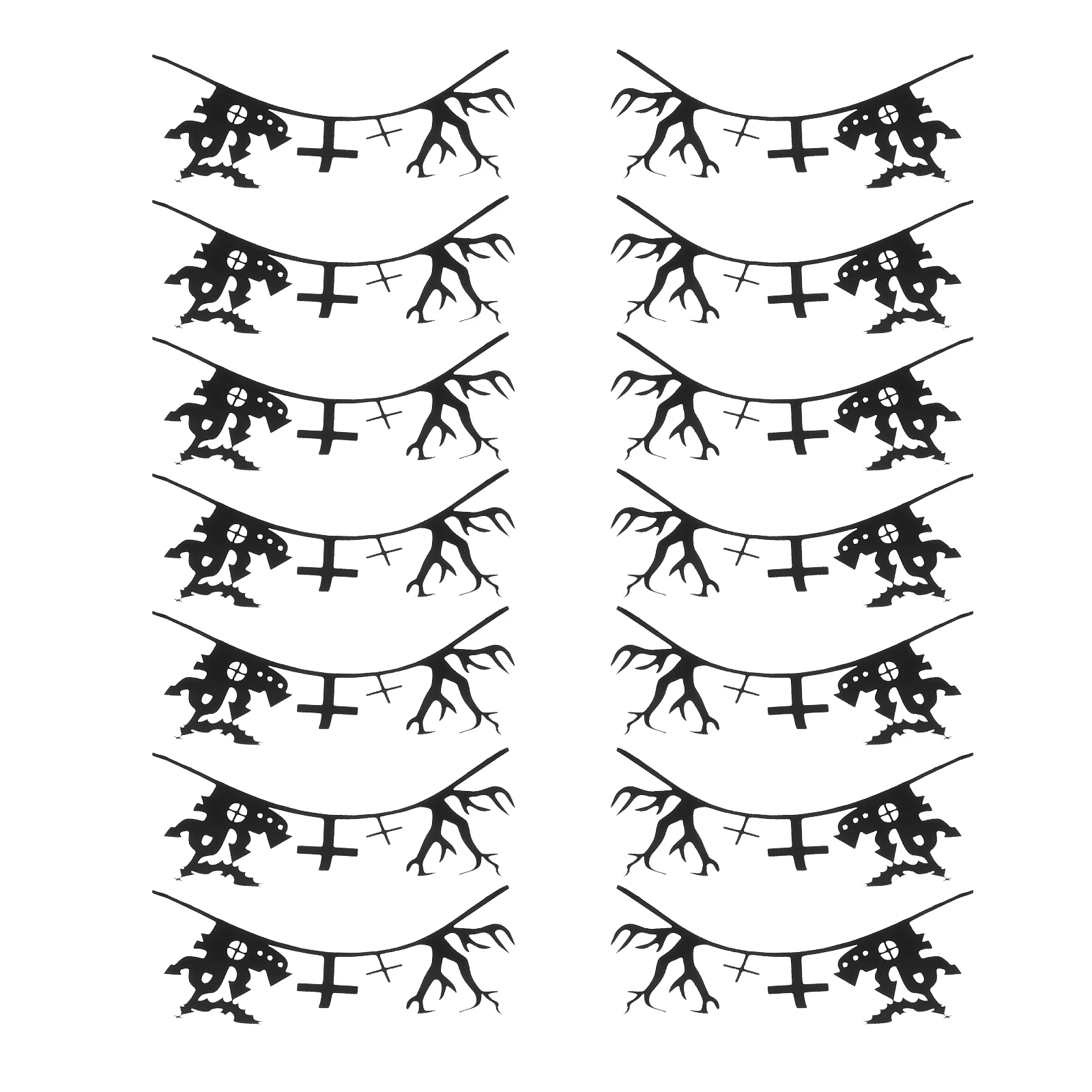 

7 Pairs Female Eyelashes for Holiday Decoration Accessories Fake Halloween Fashion Miss
