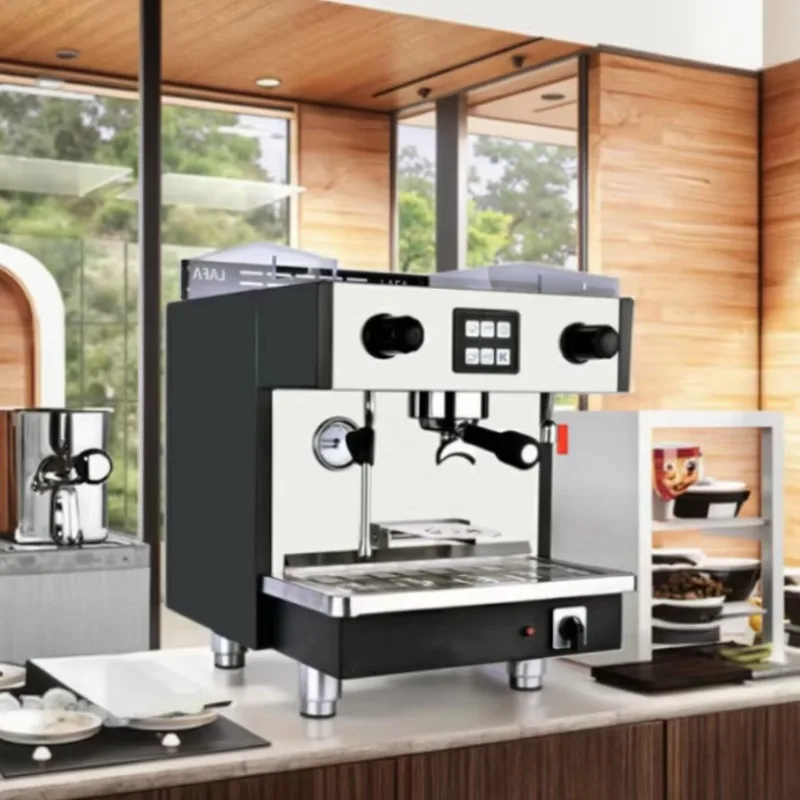 Single-Head Stainless Steel Commercial Coffee Machine Good Quality Restaurant Kitchen Equipment