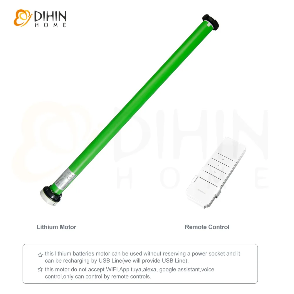 Wholesale Blinds Tubular Motor Smart Home System USB Charge Suitable for Dia.38mm Tube Roller Blinds/Zebra Blinds