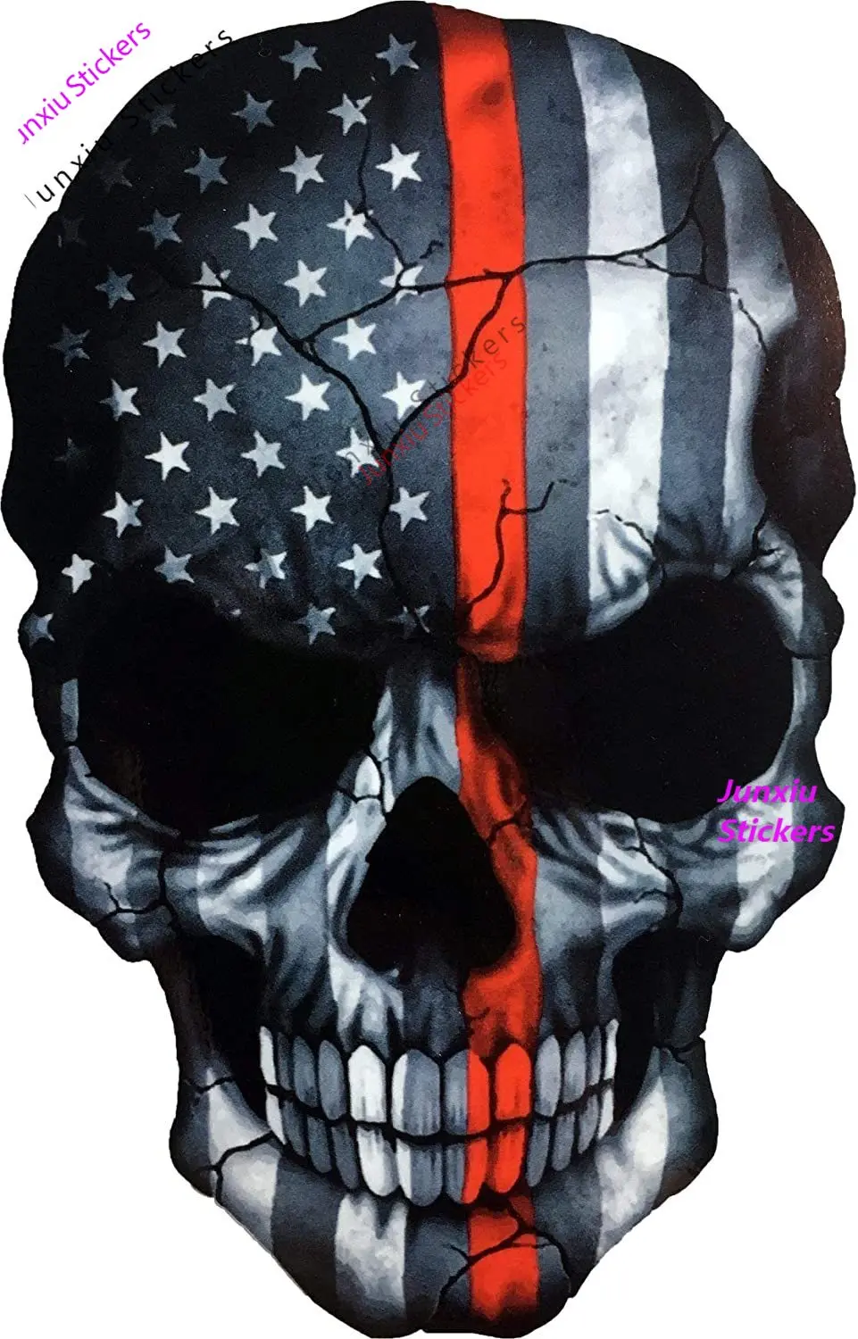 

Creative Stickers Devil Ghost Monster Zombie American Flag Car Decal Laptop 4x4 Off Road Decor Motorcycle Helmet Sticker KK13cm