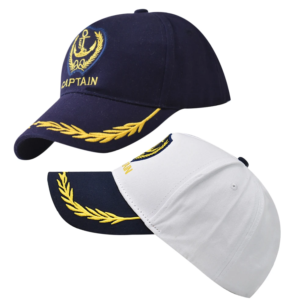 

2pcs Retro Navy Hat Cotton Baseball Cap Sunproof Breathable Stylish Hats for Women Outdoor Sports Summer Tourism Fishing