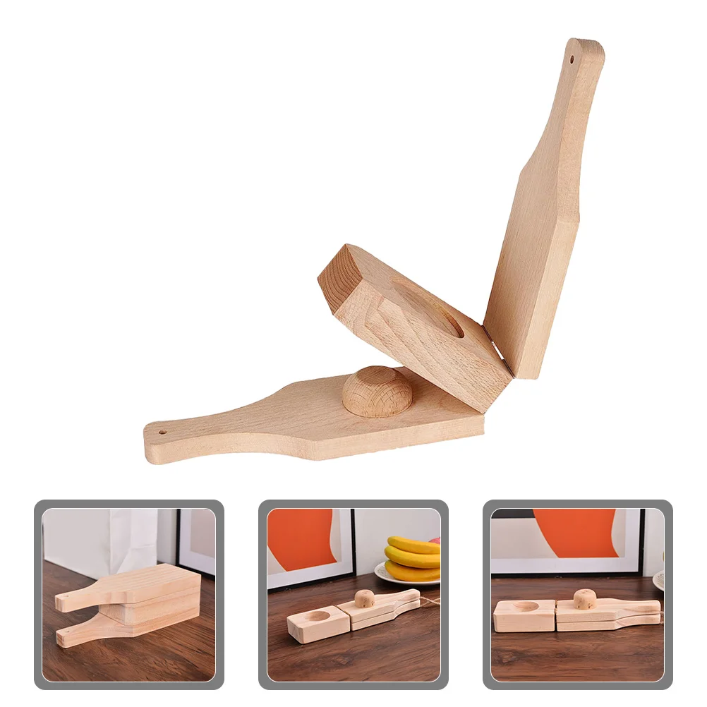 

Solid Wood Plantain Press Masher Tostones Maker Kitchen Tool For Baking Snacks Banana Potato Grinding \N(：123)