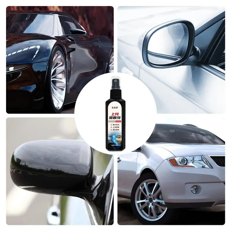 Spray Coating Agent Car Coating Spray Advanced Car Detailing Supplies 100ml Protectant Spray Car Coating Wax Efficient