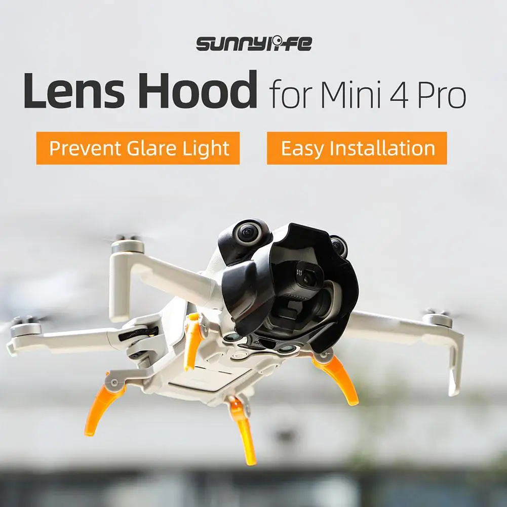 

For DJI Mini 4 Pro Drone Lens Hood Guard Gimbal Sun Protector Protector Anti-Scratch Guard Cover Shade Cover Camera R1S8