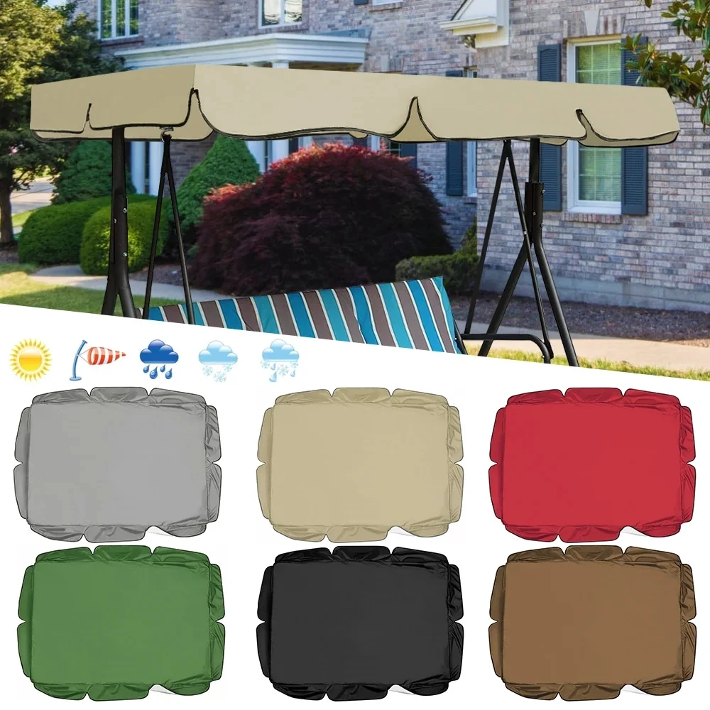 

Outdoor Swing Chair Waterproof Shed Swing Canopy Roof Outdoor Swing Chair Hammock Canopy