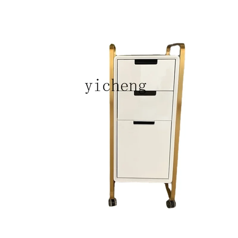 ZC Hair Salon Trolley Cosmetology Shop Product Tool Car Cabinet Locker Sets