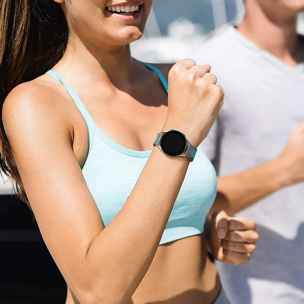 22mm 20mm Sport Silicone Strap For Amazfit Bip 6 5 5 Unity 3 3Pro Bracelet Strap For Amazfit GTR GTS 2 3 4 4mini/Balance/Stratos