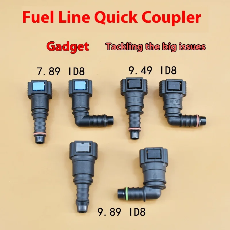 5 PCS 7.89 6.30 9.49 Juntas de acoplador rápido de linha de combustível automotivo