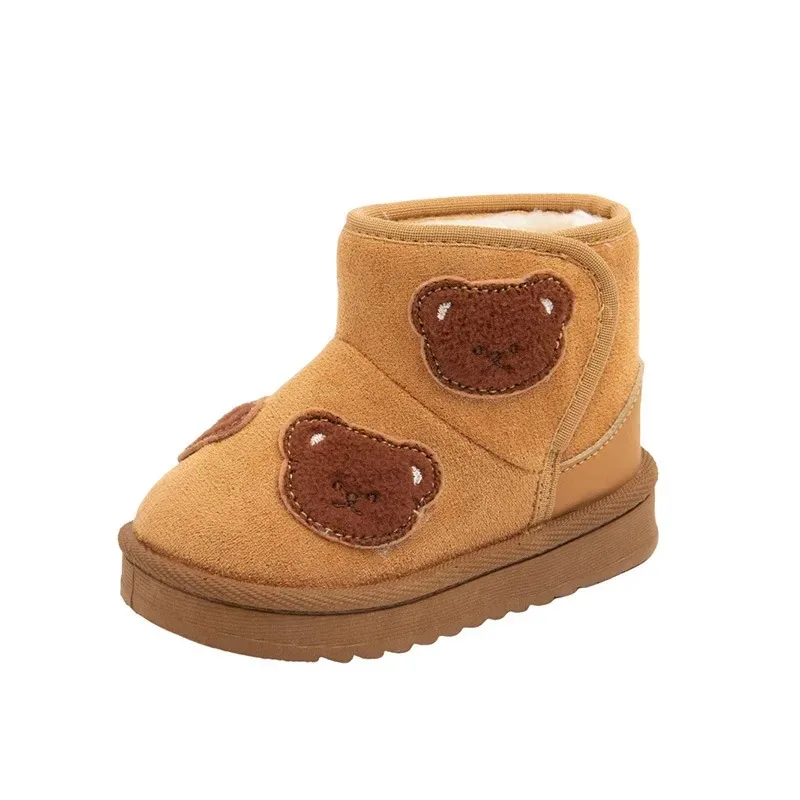 

Winter Child Boot2025Autumn Korean Edition Child Flat Bottom Plush Boots Retro Girl Fashion Boot Men Women Versatile Short Boot