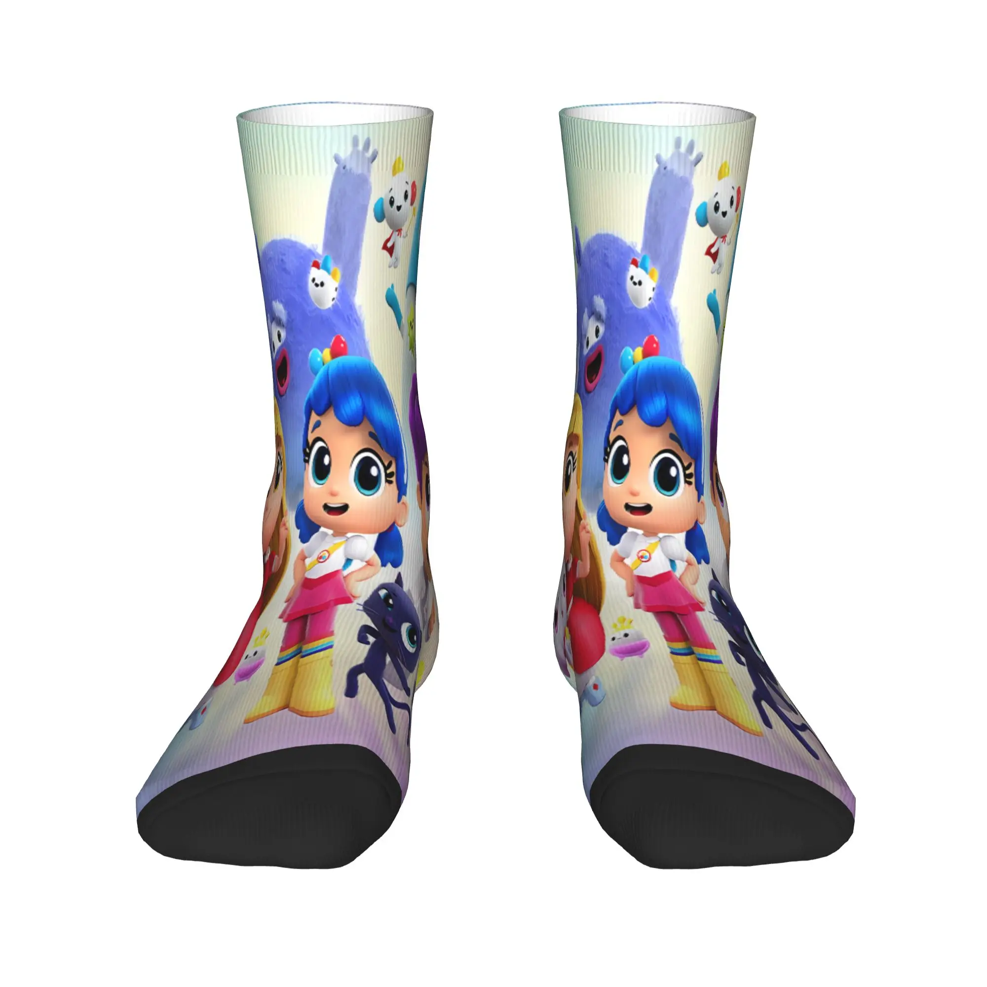 Men's Socks True and the Rainbow Kingdom  Stockings Winter Funny Medium Soft Socks Design Cycling Anti Bacterial Socks