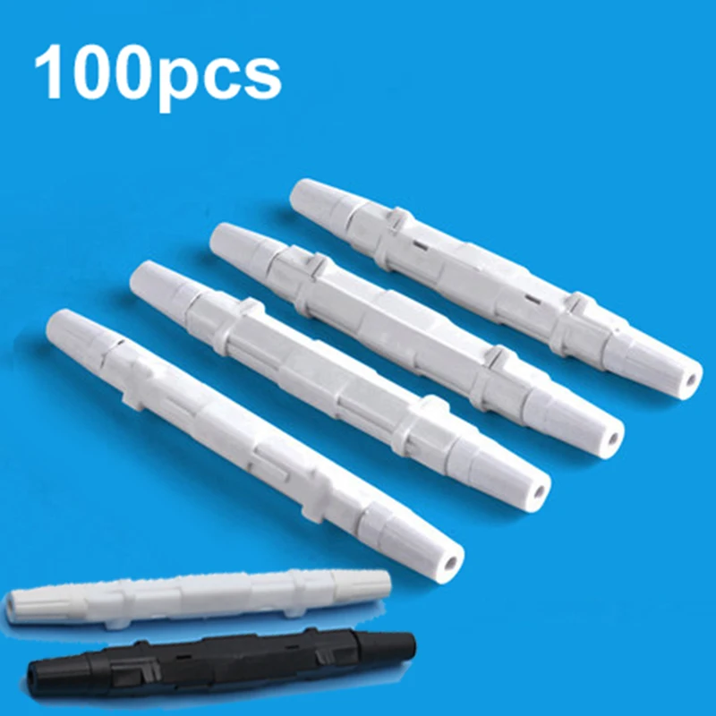 100pcs  White or Black Fiber Optic Cable Protection Tubes