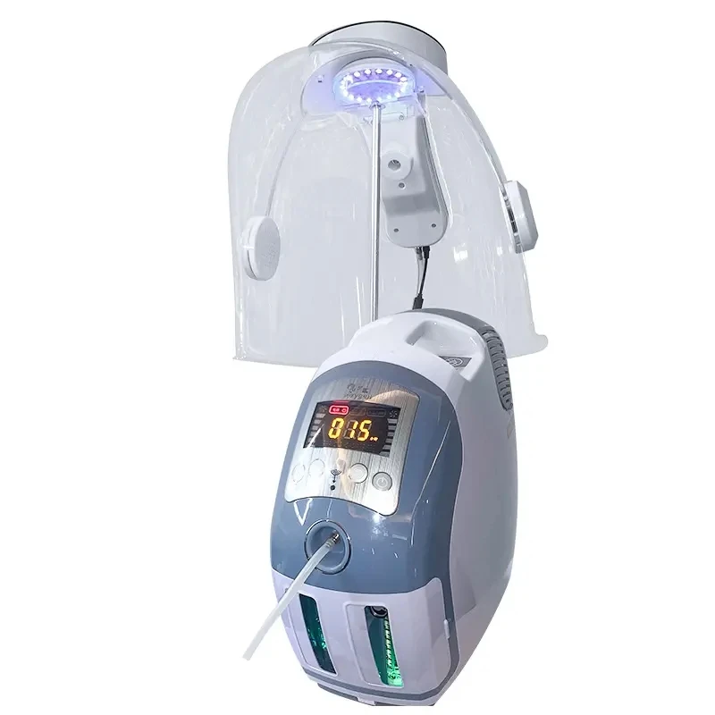 High quality Oxgen Facial Machine Hyperbaric Spray Beauty Oxygen Facial Mask Dome Therapy Oxygen Infusion Facial Vare Machine