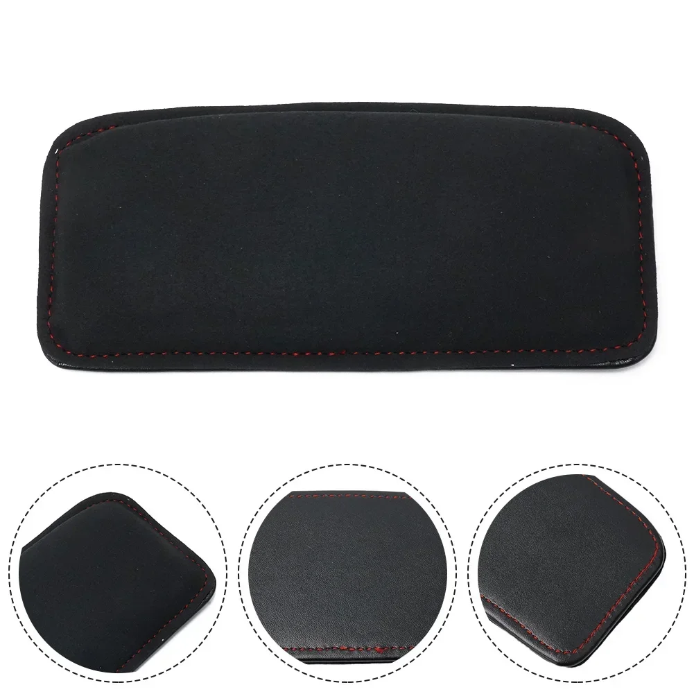 1pc Car Knee Pad- Leg Thigh Pillow- Memory Foam Suede Leather Auto Head Rest Cushion High Quality For Vehicles Support Comfort