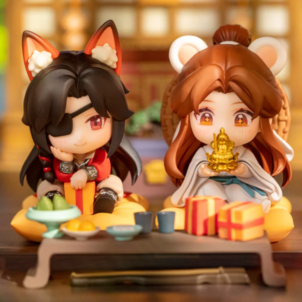 

Небесные чиновники благословение Xie Lian Hua Cheng аниме Figture Роман периферия мини-модель персонажа кукла сцена украшение Милая версия