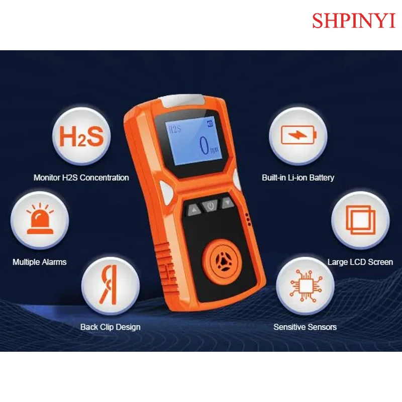 Aikesi 4 In 1 Analyzers Multi Gas Detector Lel Combustible H2s O2 Co Portable Gas Leakage Detector Lpg Industry