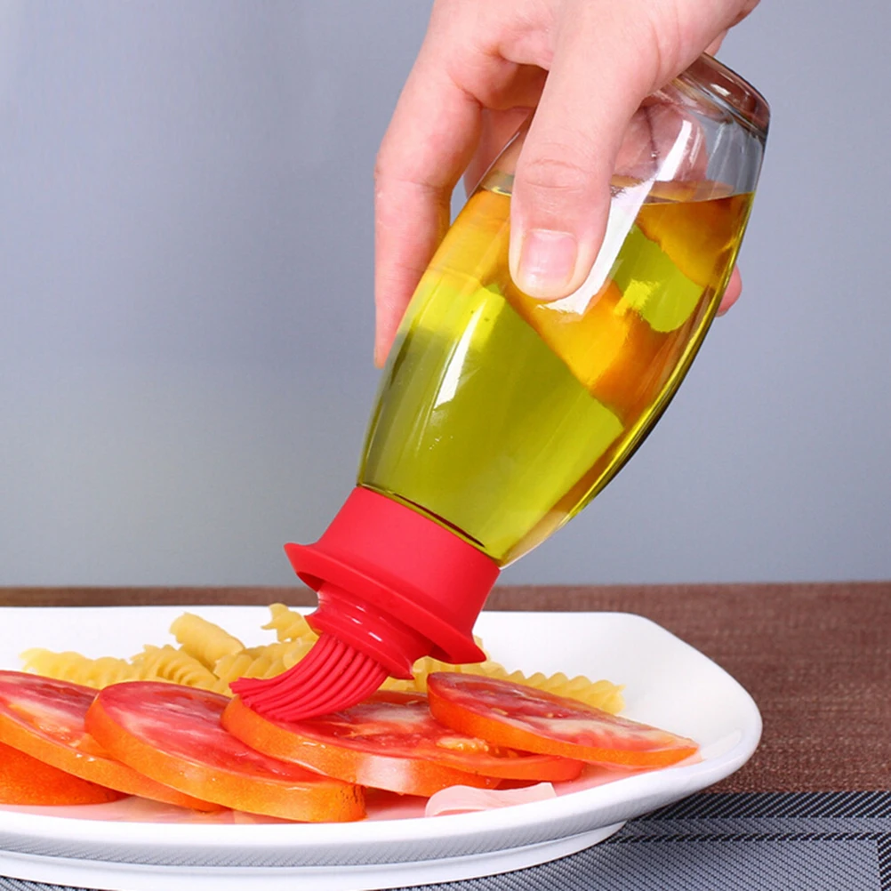 

HeatResistant Silicone Oil Bottle Brush Even Oil Distribution For Barbecue Grilling Baking