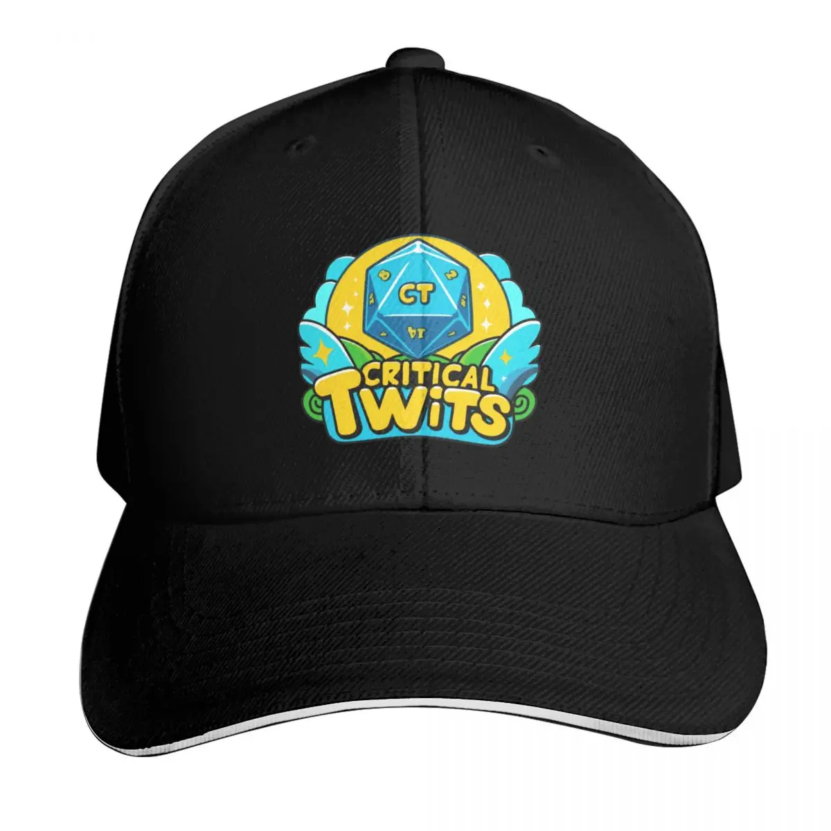 Critical Twits Logo Baseball Cap Vintage Retro Embroidered Lightweight Packable Gift for Him Her