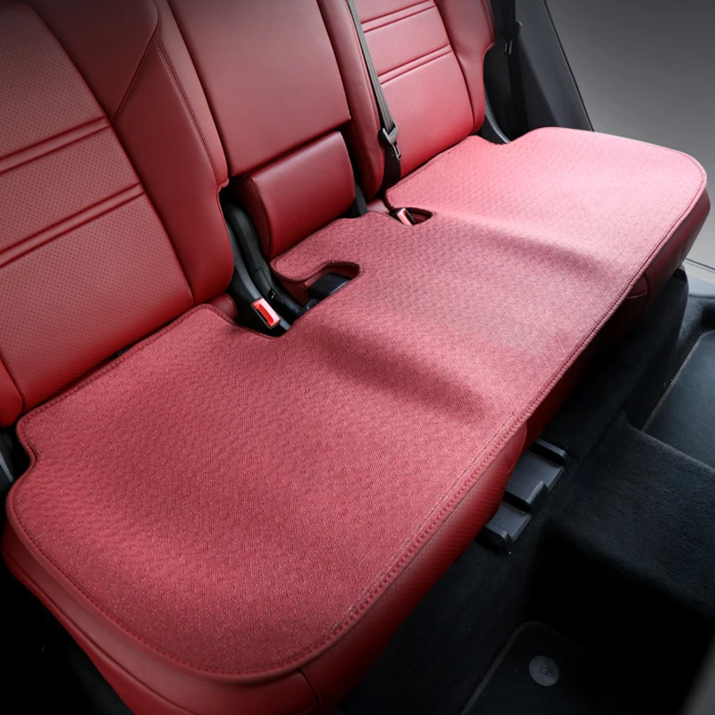 For Porsche Cayenne Macan Car Seat Cover Four Season Ice Silk Car Seat Cushion Breathable Protector Auto Interior Accessories