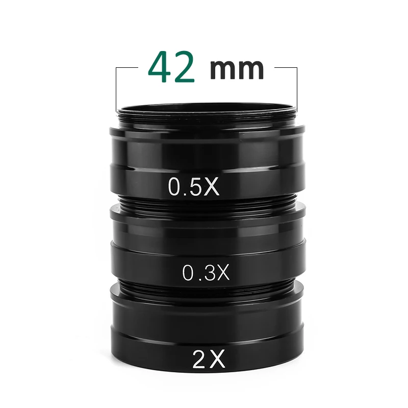 180X C-Mount Zooom عدسة 42 مللي متر قابل للتعديل المجهر العدسة 10-15 سنتيمتر مسافة العمل مايكرو نطاق اكسسوارات الهاتف PCB إصلاح