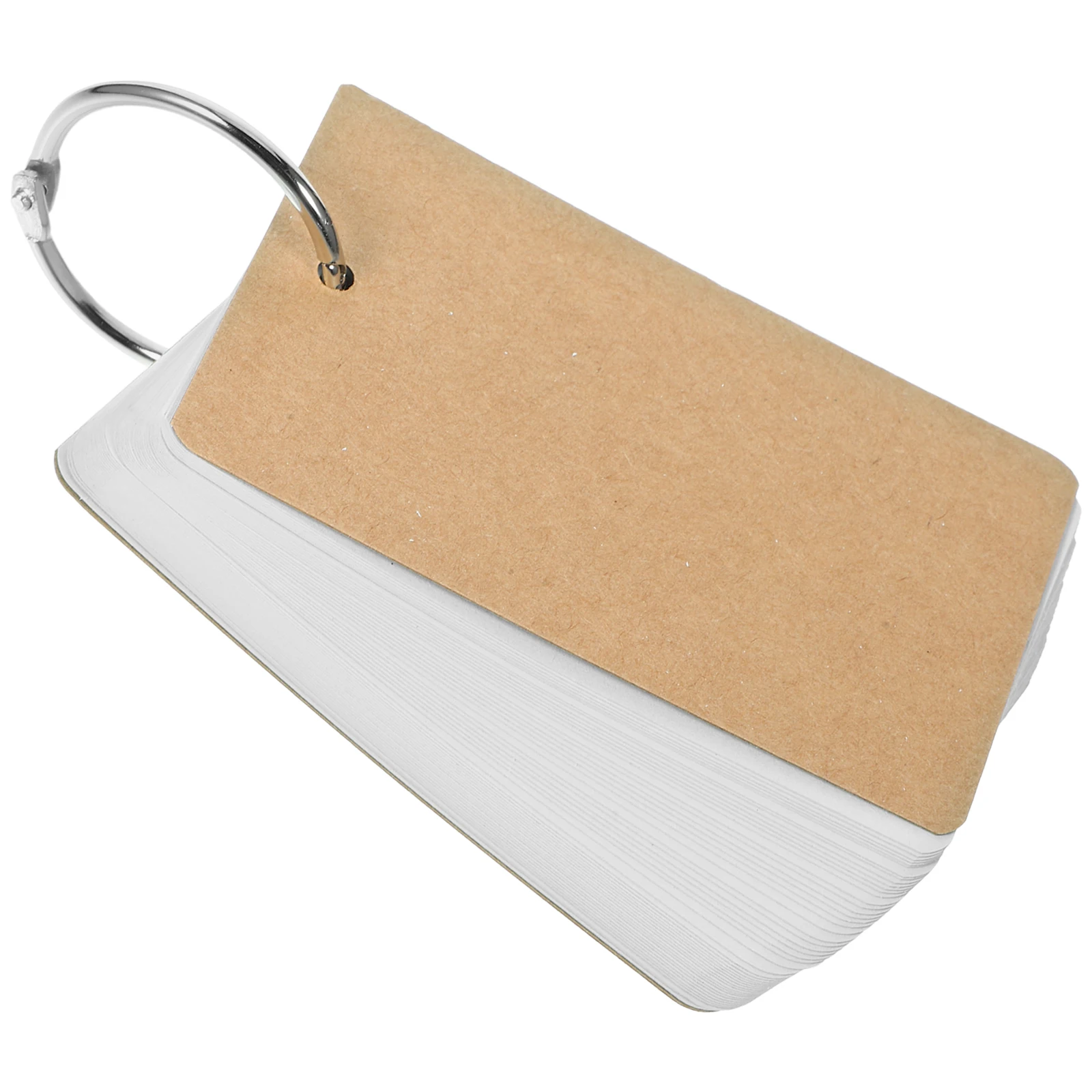 

400pcs Literacy Cards Blank Flashcards Rings DIY Projects Studying Vocabulary Note Cards Memo Palm Size Lightweight Portable