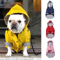 Dog Raincoat Pet Waterproof Jacket Bulldog Windbreaker Poodle Pug Bichon Puppy Coat Rainwear PU S-5XL High Quality Dog Raincoat