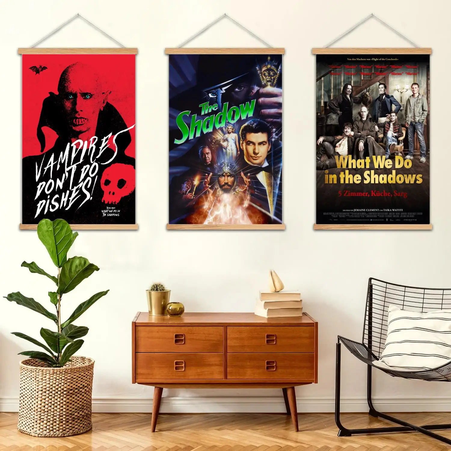 The Shadows Framed Wall Painting Canvas Art Poster and Wall Art  Modern Family Bedroom Decor Posters,Decorative painting