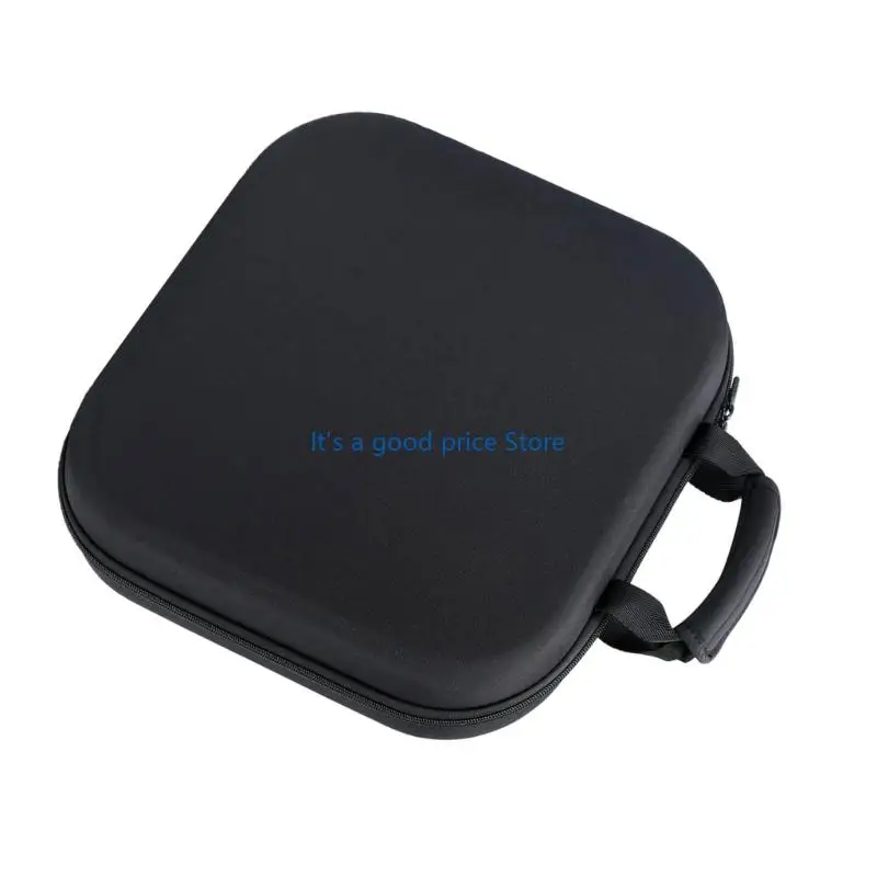 Carrying Case for Mini Satellite Device Accessories with Layered Construction, Interior Pocket, Two-Way Zips, and Integrated Top