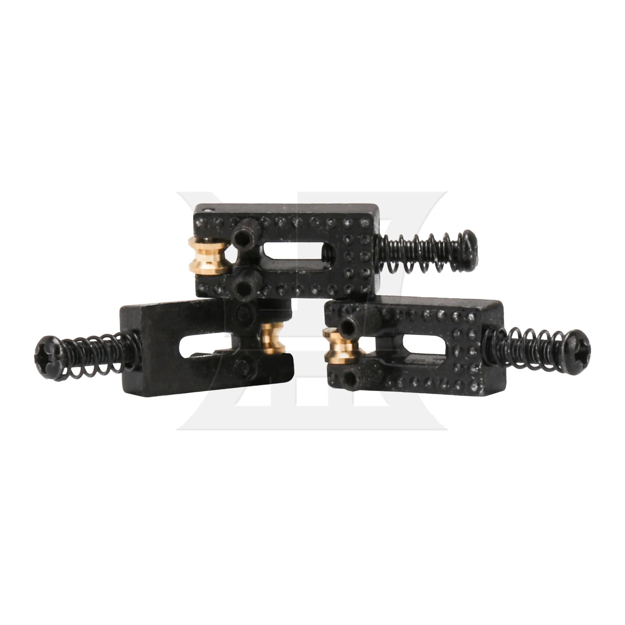 

Yibuy 1pc Guitar Tremolo Bridge Saddle Black for Tone Adjustment Electric Guitar Accessories