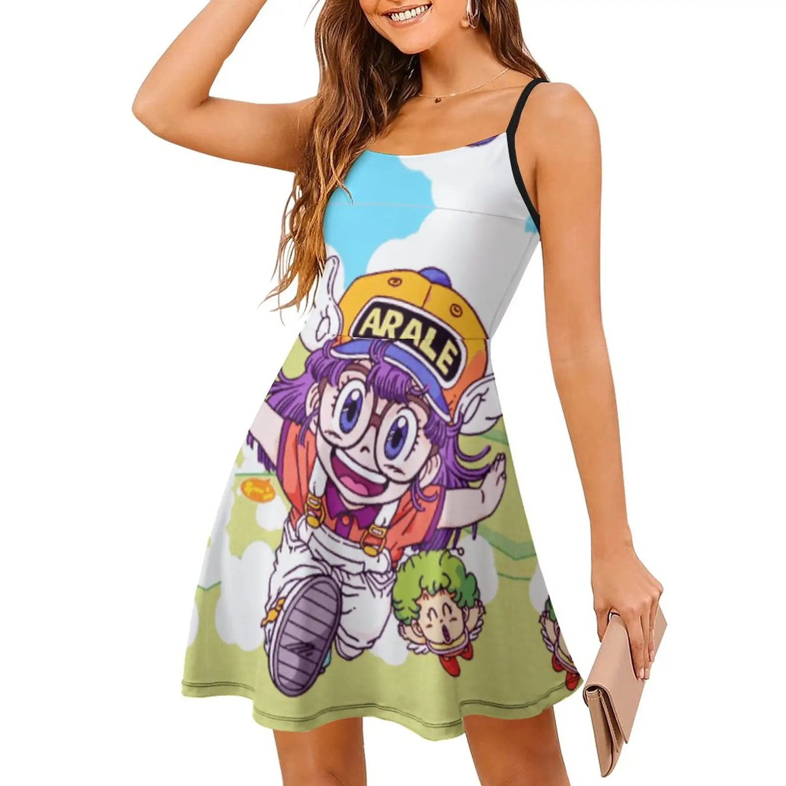 Dr Slump, Doctor Essential Women's Sling Dress Novelty Sexy  Woman's Dress Funny Sarcastic  Vacations Dresses